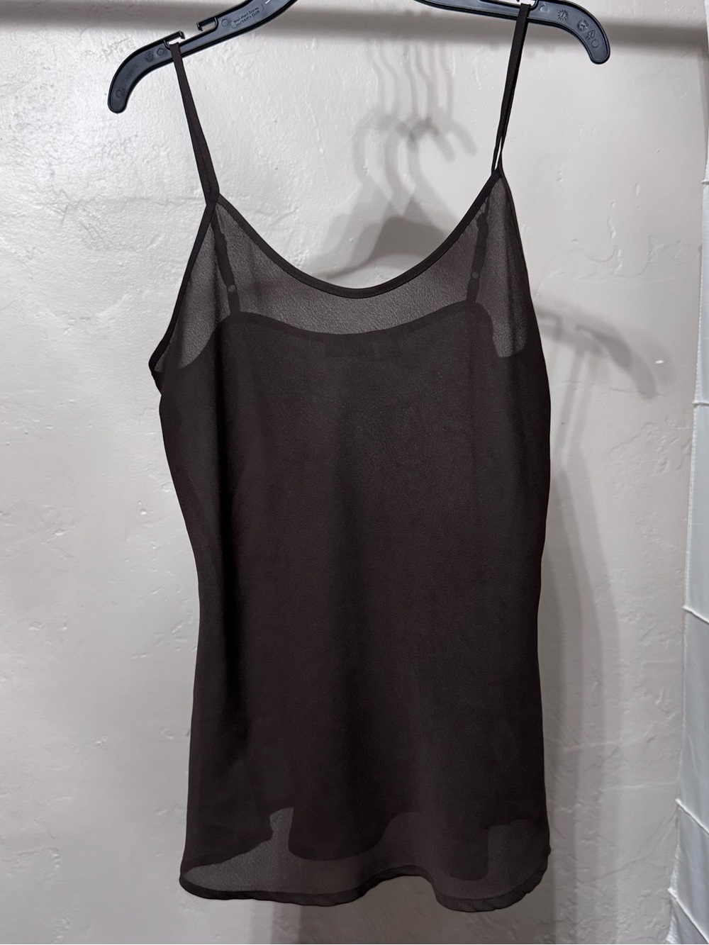 Apt. 9 Black Sheer Spaghetti-Strap Camisole Top - Picture 2 of 7